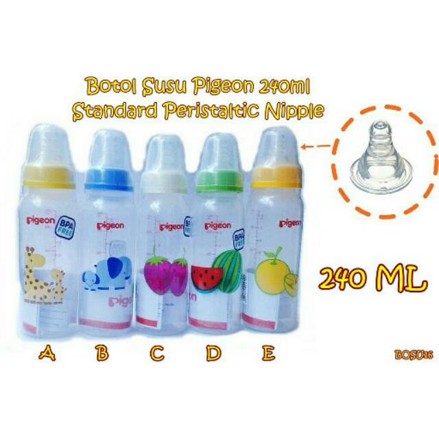 Botol susu pigeon kemasan 240ml