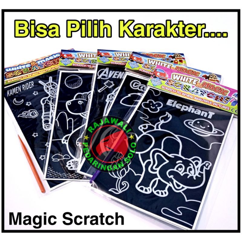 

MAGIC SCRATCH POTO GORES LUKIS GORES KARAKTER POLI TAYO HEWAN AVANGER ULTRAMAN