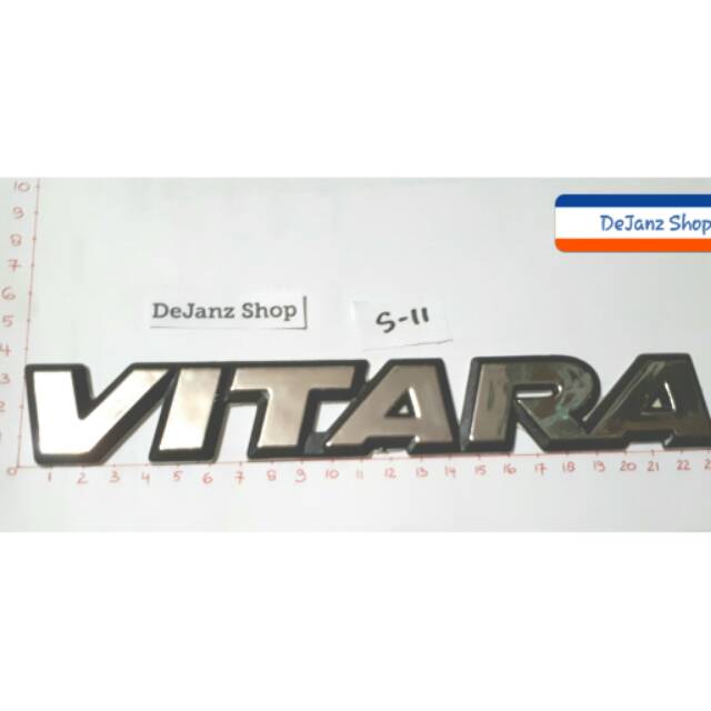 Emblem / Tulisan / Sticker / Tempelan / Logo Suzuki VITARA