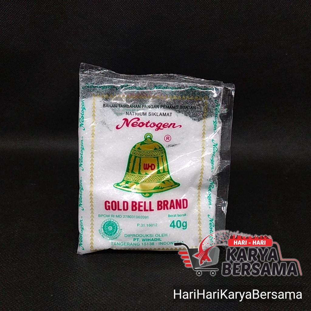 

GOLD BELL NEOTOGEN/SARI MANIS 40GR