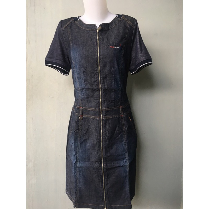 Dress Denim Wanita VV OLIVIA