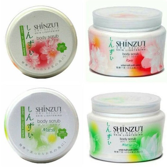 Shinzui Skin Lightening Body Scrub 200g/120g - Lulur Shinzui