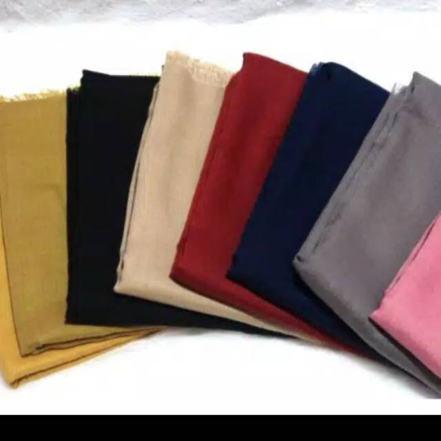 (SISA WARNA KUNING)Jilbab saudia rawis preloved