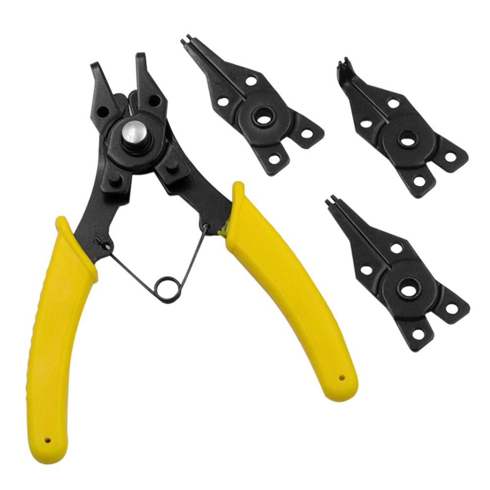 Solighter Snap Ring Tang Flexible 4in1 Crimp Tool Tang Circlip Penahan Spring Klip Penahan