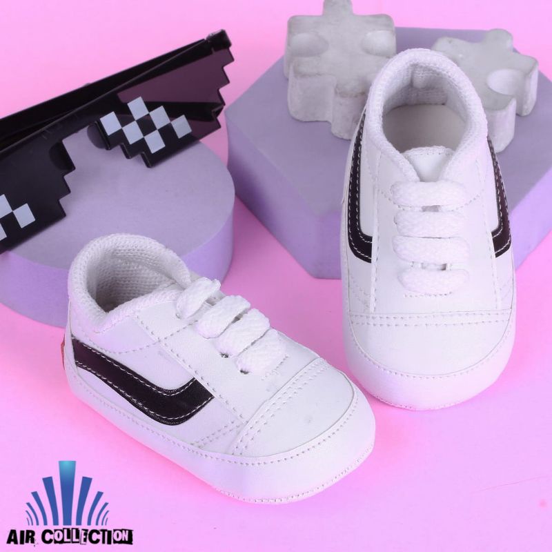 Sepatu Bayi Perempuan Laki-laki Usia 0 6 Bulan Prewalker Sneakers Baby Belajar Jalan - Air Collection