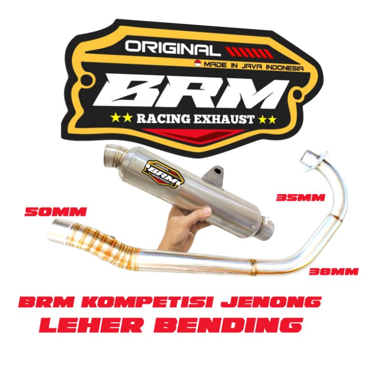 Knalpot KOMPETISI JENONG ORY tiger leher roll bending tiger