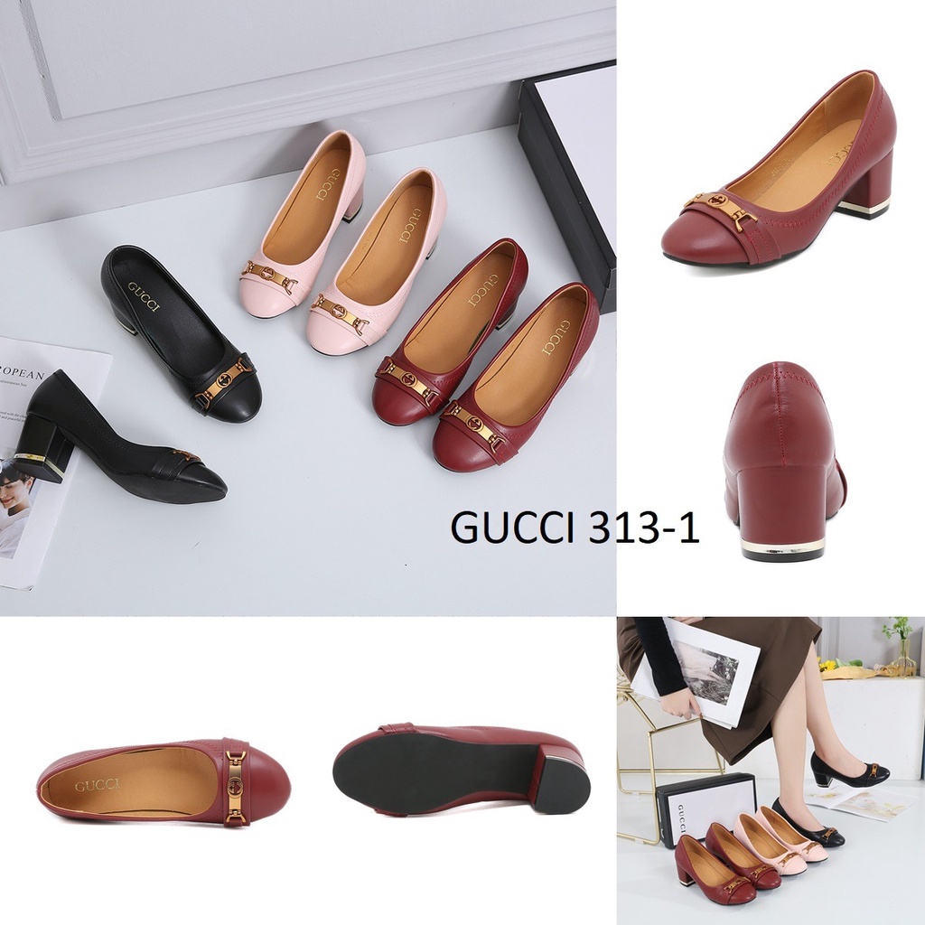 SEPATU KERJA HEELS PLATFORM SHOES 313-1