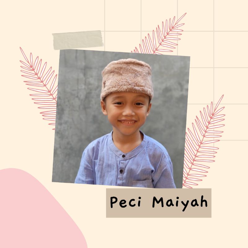 peci anak/Peci Songkok Bulu Rusia | Peci Bukhari Bulu | Peci Bukhara | Kopiah Rusia | Peci Rusia