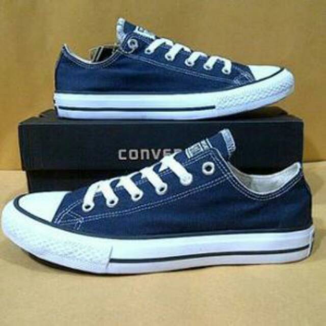 Sepatu Converse All Star OX Navy Grade Ori