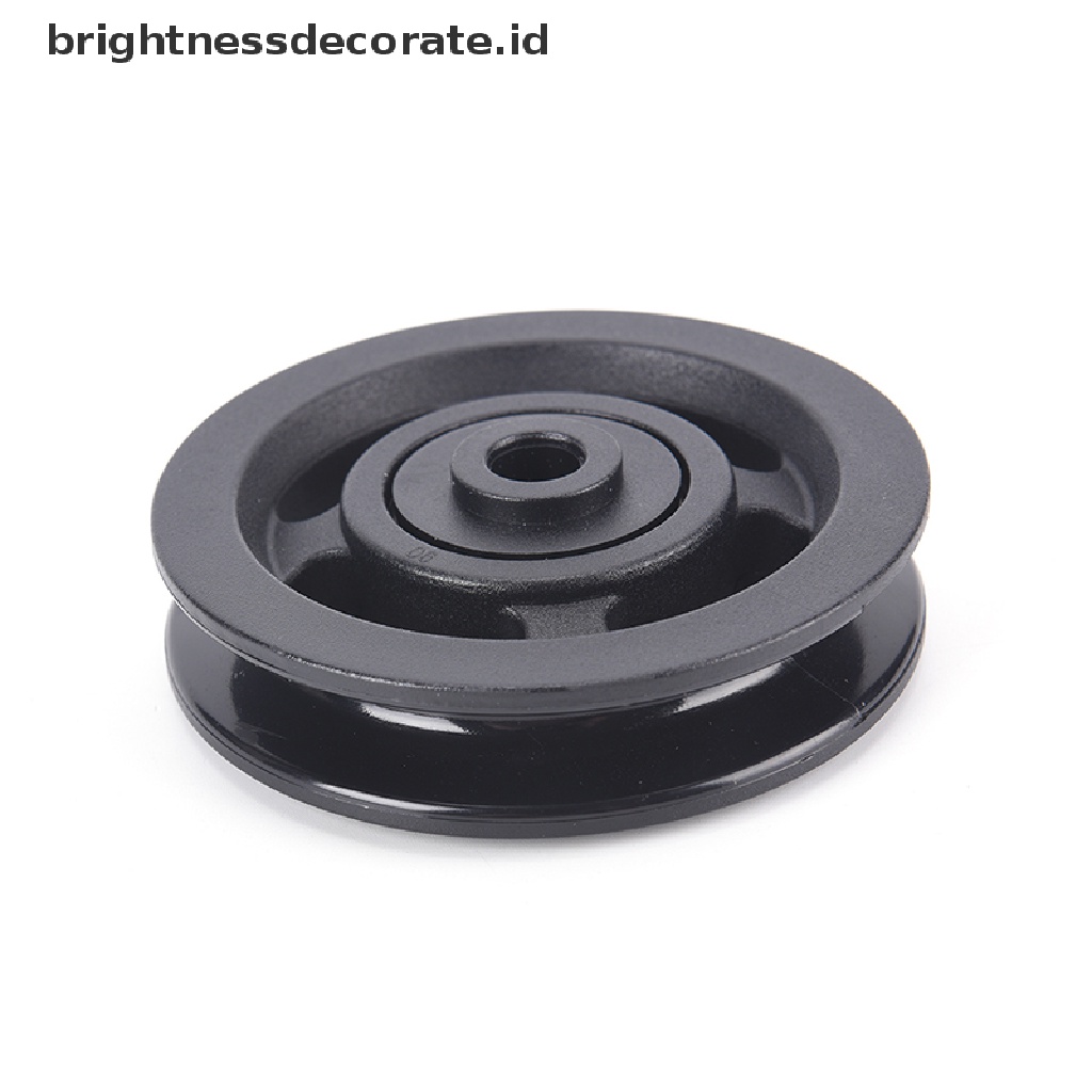 Roda Katrol Kabel Gym Tahan Lama Warna Hitam Ukuran 90mm