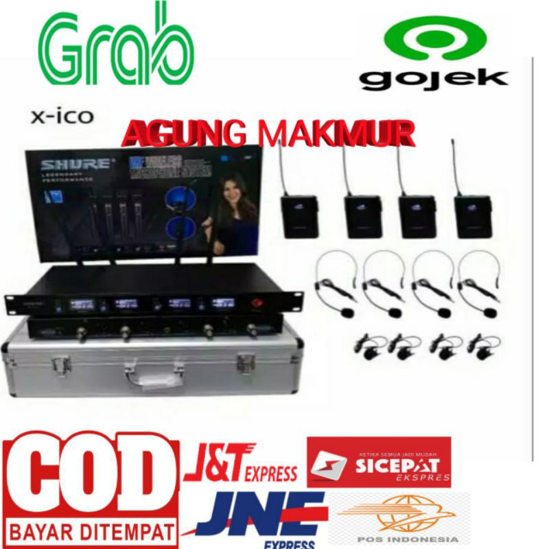 Microphone Wireless SHURE X1 CO CLIP ON DAN HEADSET