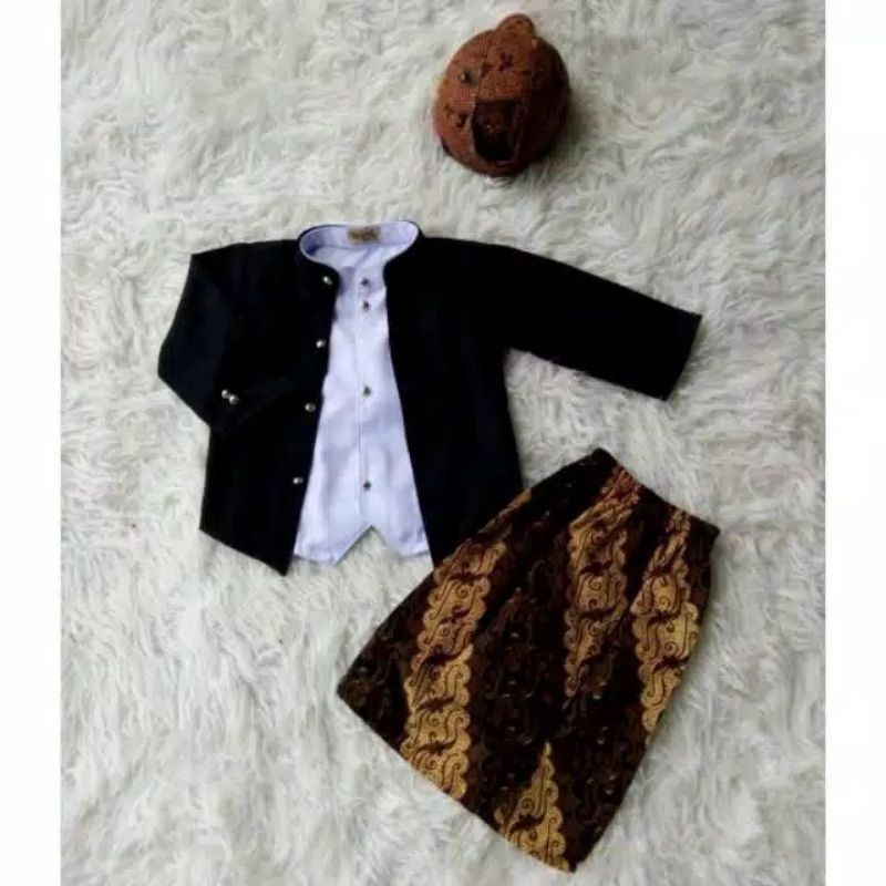 BESKAP OVJ / BAJU DALANG ANAK & DEWASA WARNA HITAM
