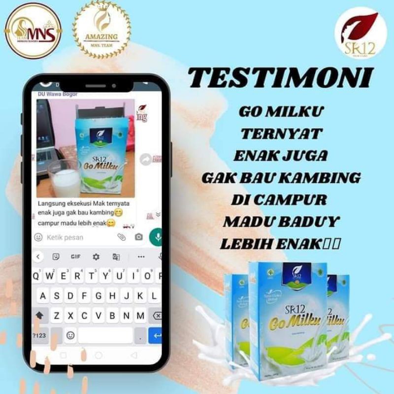 

SR12 GO MILKU/SUSU KAMBING ETAWA KUALITAS PREMIUM SUSU BUBUK BPOM 200 GRAM