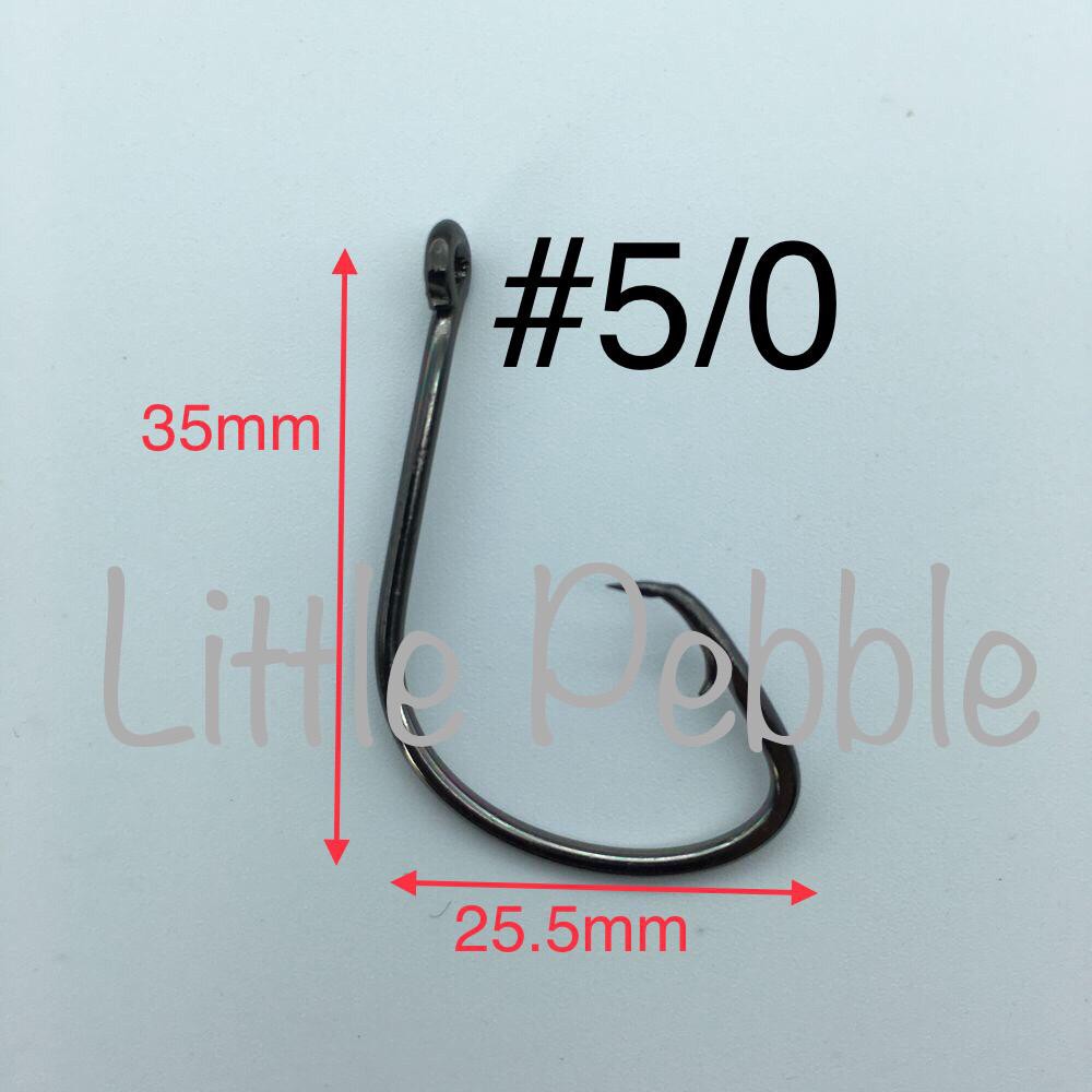 10pcs Fishing Circle Hook Mata Kail Pancing Ikan