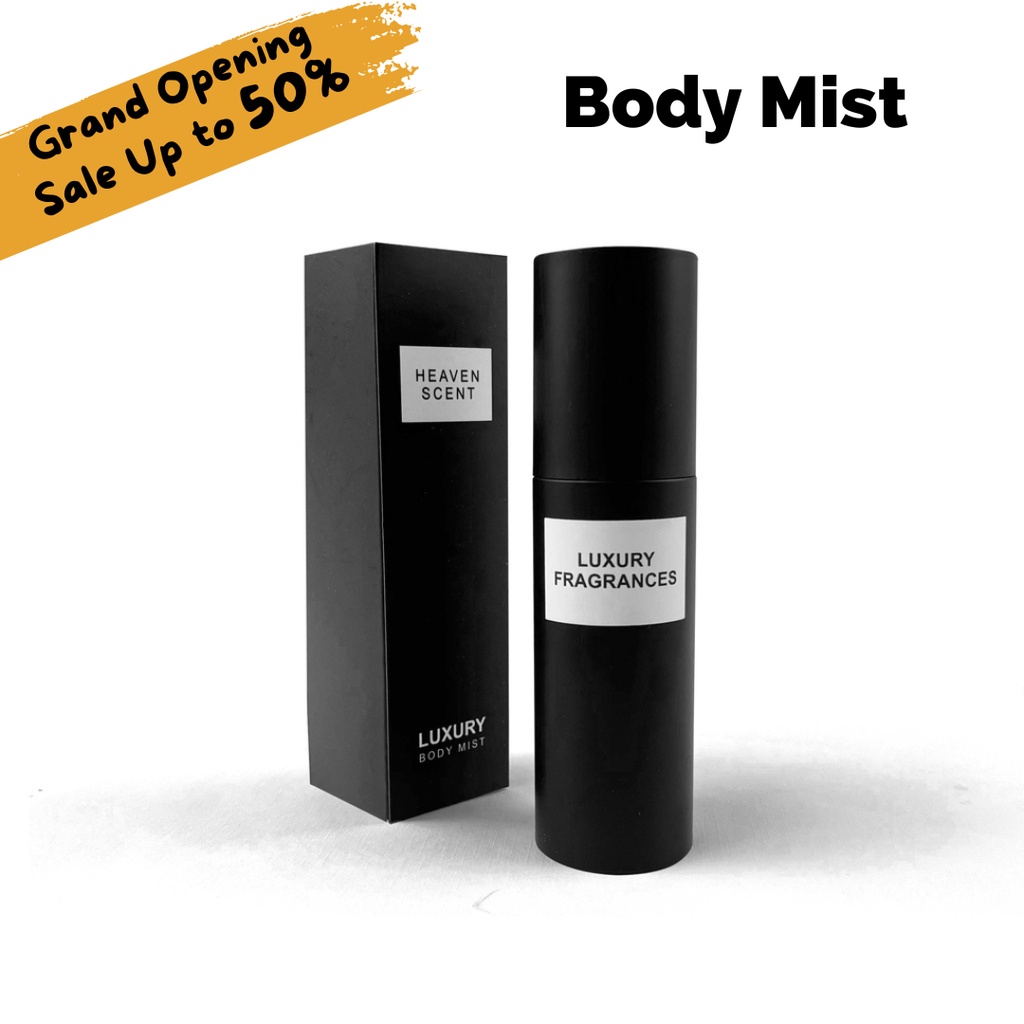 Body Mist Parfum Parfume HEAVEN SCENT Luxury 120 ml - Wangi Branded Segar Lembut Awet dan Tahan Lama