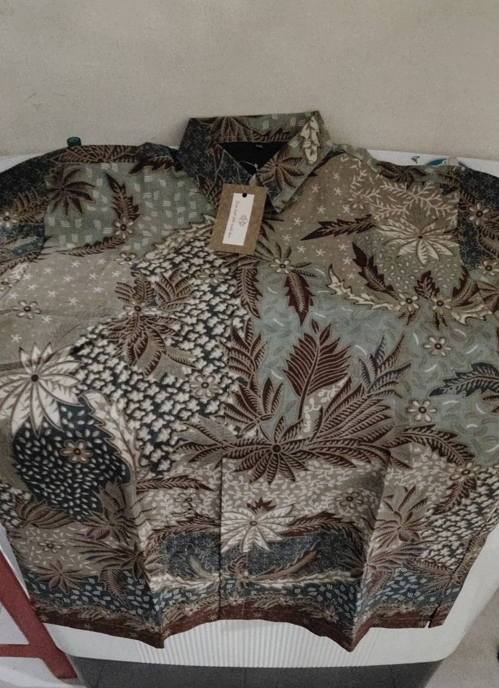 Sekartaji Lawasan Cabut Kemeja Batik Pria Katun Cabut Primisima Full Furing