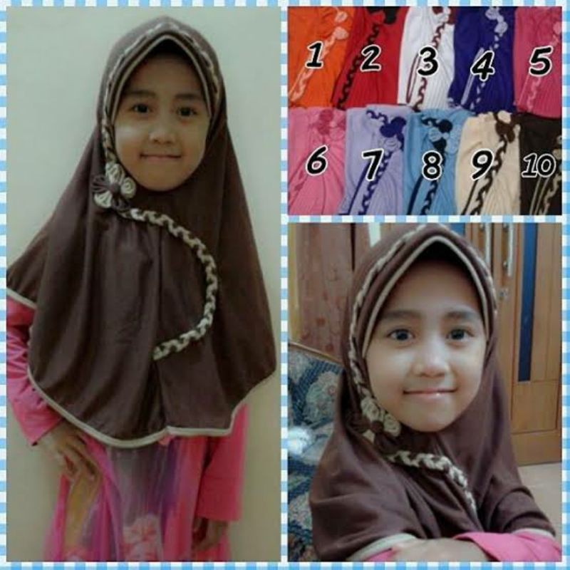 JILBAB ANAK KEPANG/JILBAB SEKOLAH/JILBAB RABBANI/ JILBAB KEPANG ANAK/ HIJAB ANAK MURAH/ REAL PICT