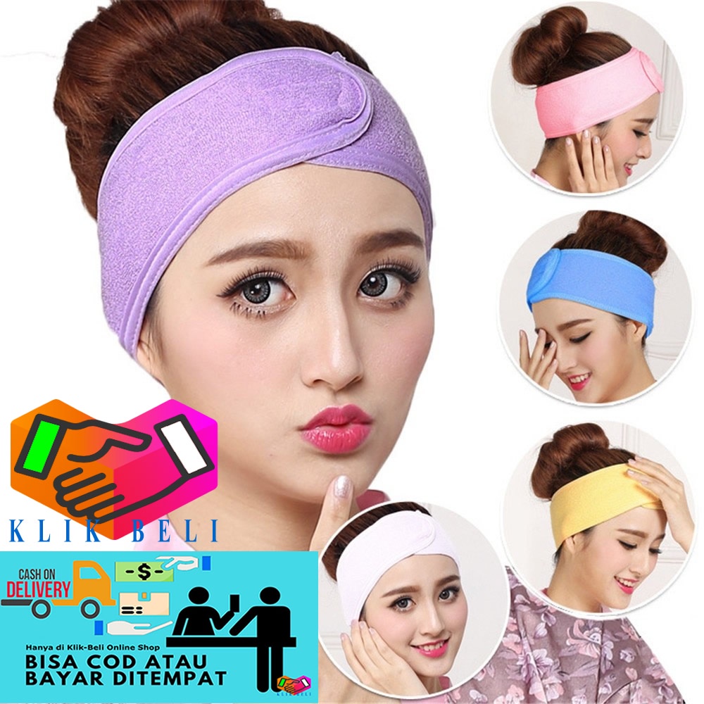 Bando Mandi Facial Headband Handuk Kepala Bandana Rambut - 1 Pcs