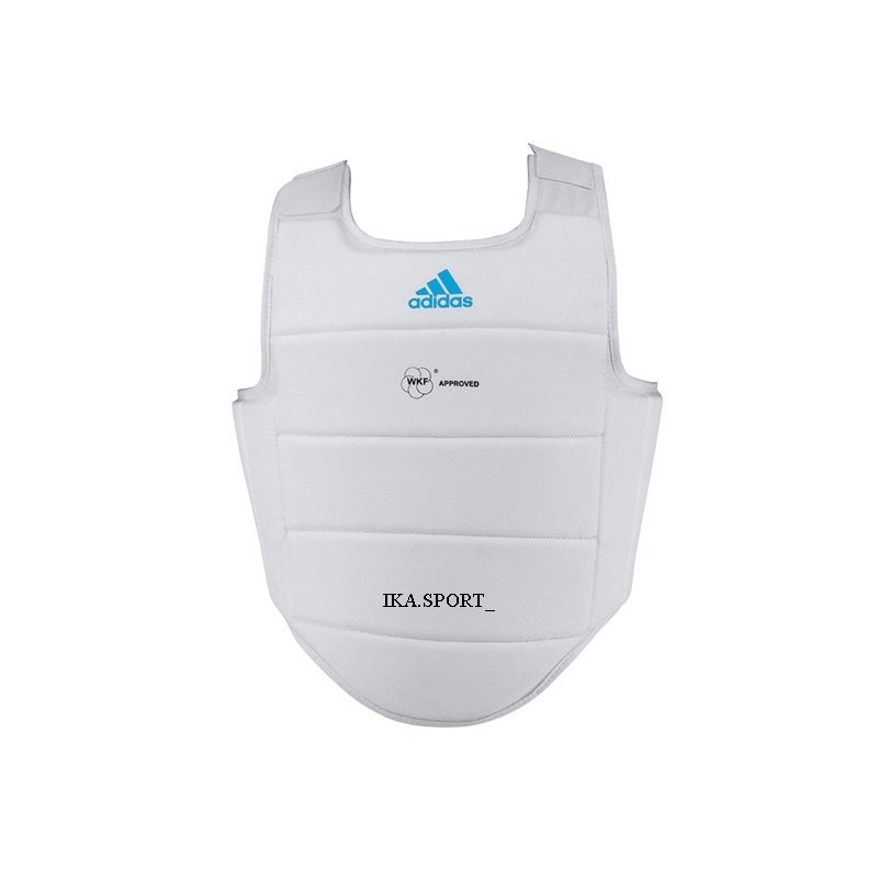 (ADS) BODY PROTECTOR WHITE KARATE ADIDAS