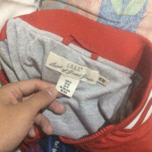 Jaket bomber H&M Merah ORI