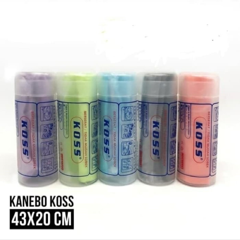 Kanebo KOSS lap kain refil chamois 42 x17 / Lap Kanebo KOSS Serbaguna / Lap Kanebo Serbafungi Untuk Kendaraan