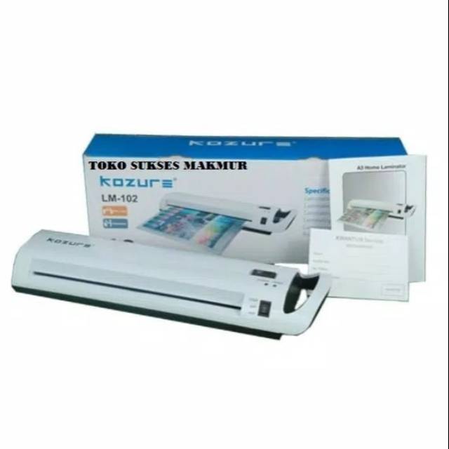 Kozure LM 102 size A3 ~ Mesin Laminating/Laminator/Press Plastik