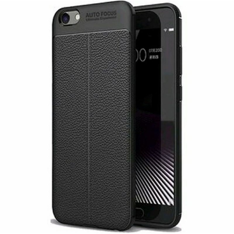 Case Autofocus Autofokus Softcase Case Leather Kondom Silikon Casing Vivo Y53 Y 53 Black Case Hitam