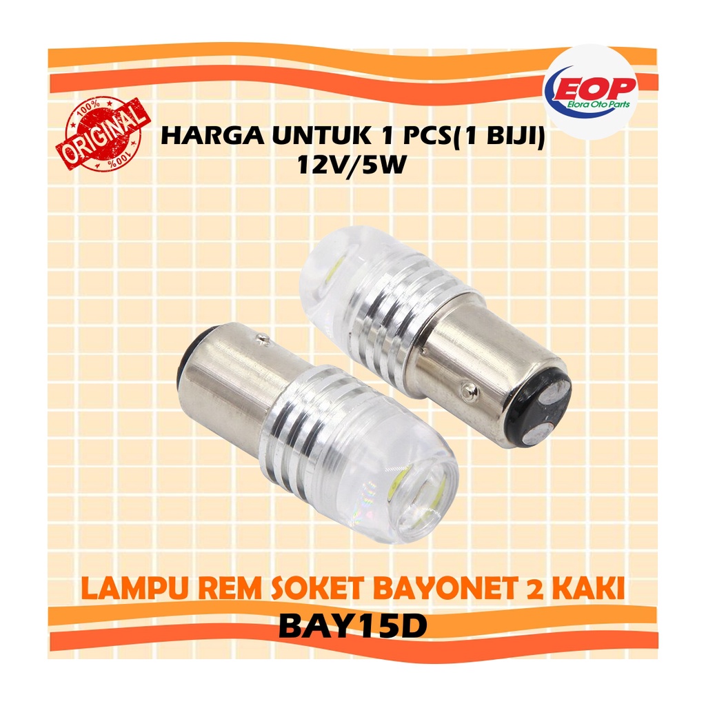 Lampu Led Rem 1157 bayonet RGB FLASHING 3030 9smd 12v BAY15D