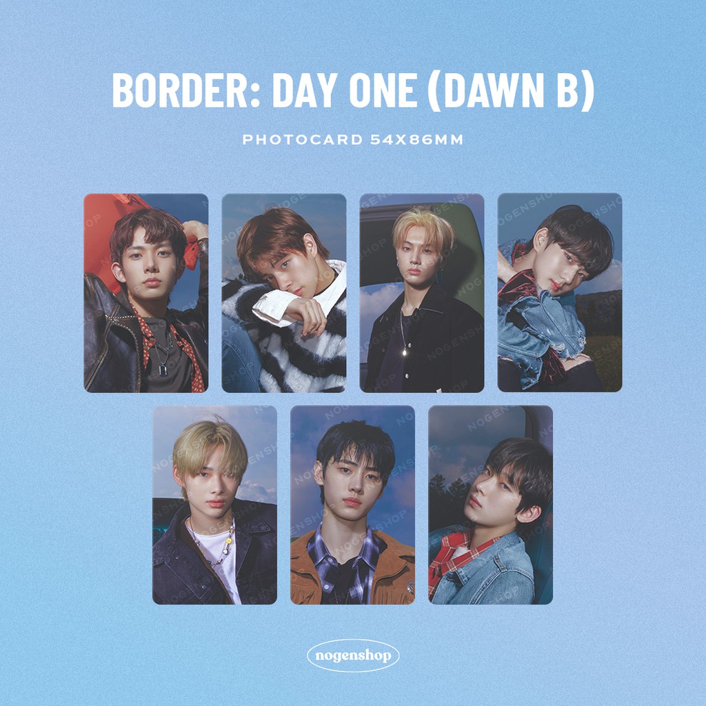 Photocard Enhypen Border Day One Dawn Ver Shopee Indonesia