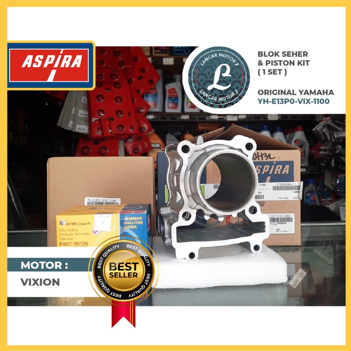 Blok Seher Cylinder VIXION LAMA OLD 3C1 ASLI Original ASPIRA YAMAHA (Kode A 003))