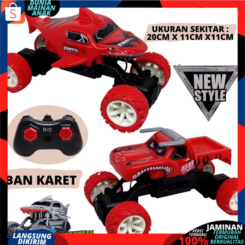 Mobil Remote Control 2Wd Rock crawler Monster Truck  Mainan Remote Control Offroad RC Climbing car