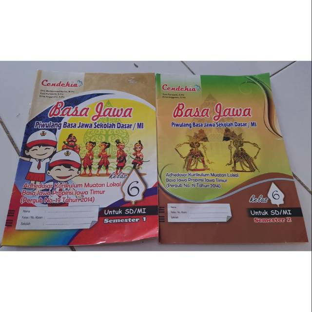 Buku LKS Bahasa Jawa SD Kelas 6