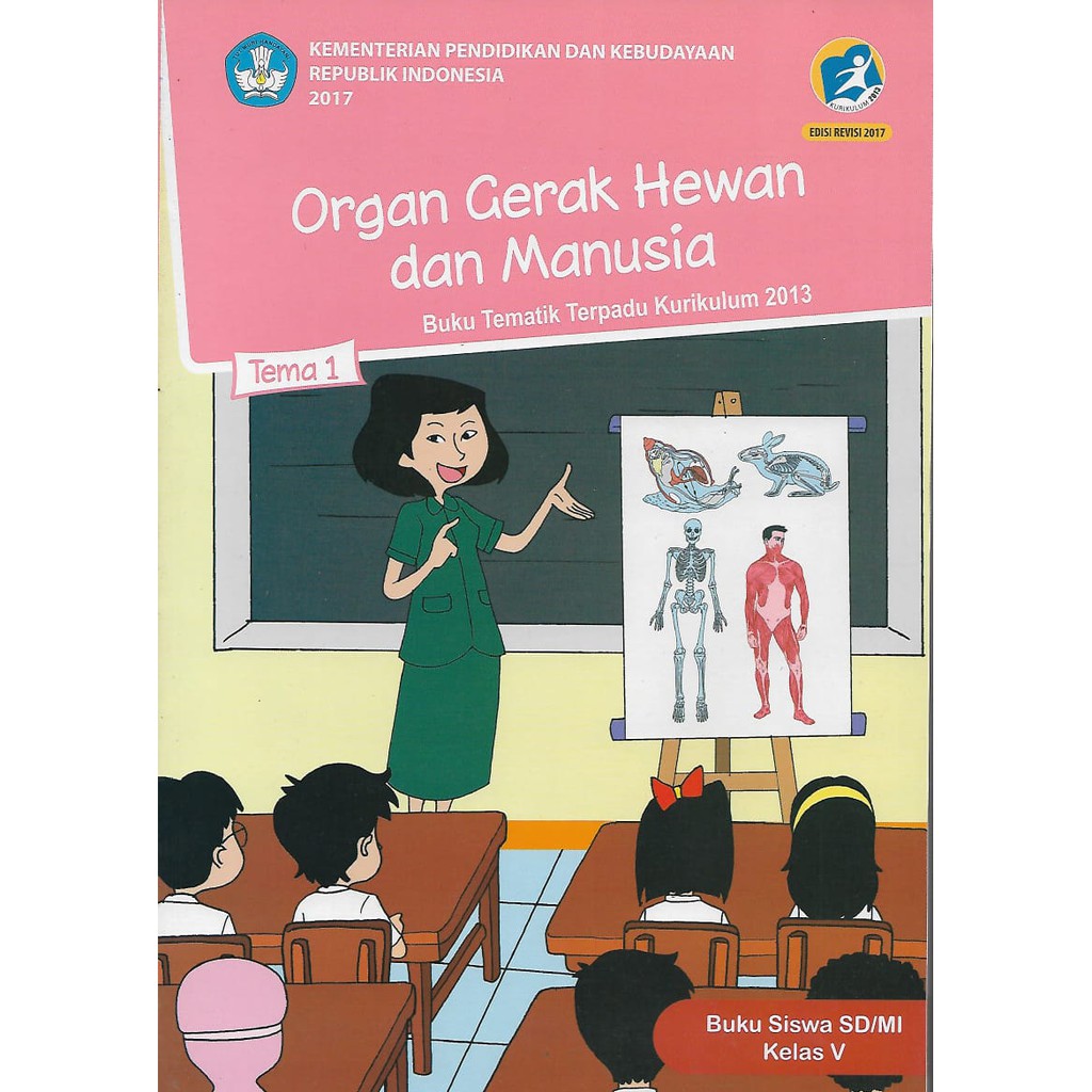 Buku Tematik Tema 1,2,3,4,5,6,7,8,9 Kelas 5 SD/MI Semester 1 dan 2  Kurikulum 2013 revisi 2017-2