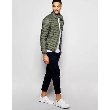 Original PB Pull and   Bear Padded Puffer Man Jacket Jaket Tebal Hangat Hujan Pria Murah Fashion Ca