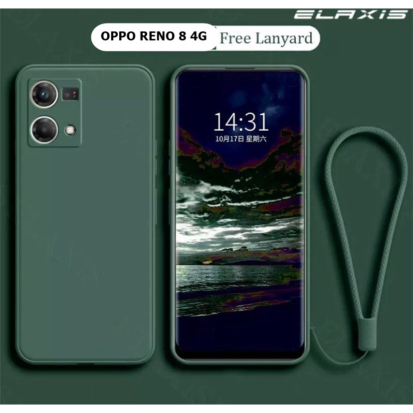 CASE OPPO RENO 8 4G SOFT CASE BABY SKIN FREE TALI MICROFIBER CASING COVER HP