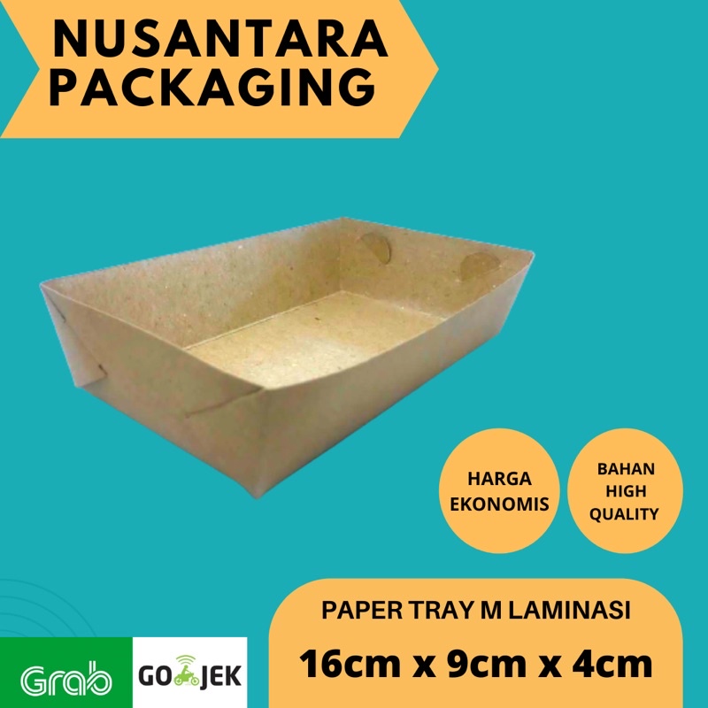 

PAPER TRAY M KRAFT / TRAY KRAFT MEDIUM 16x9x4 LAMIANSI