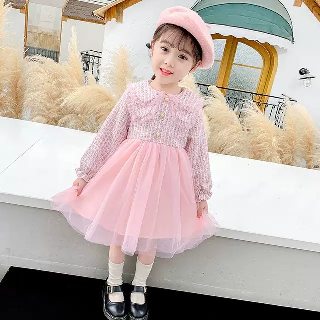 Dress Anak Cewek Import  / Baju Anak Perempuan Model Korea Import / Dress Anak Cewek Premium - A143