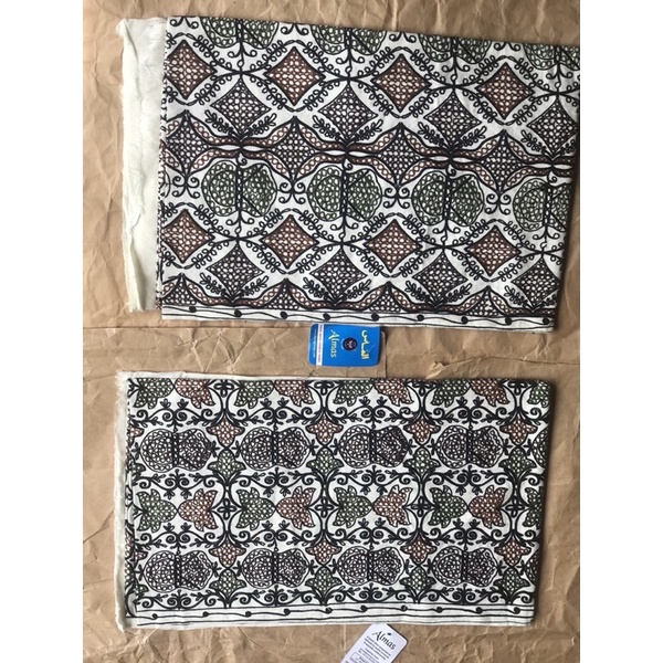 Surban Imamah Ridak Yaman Habaib Putih Bordir Sulam ALMAS