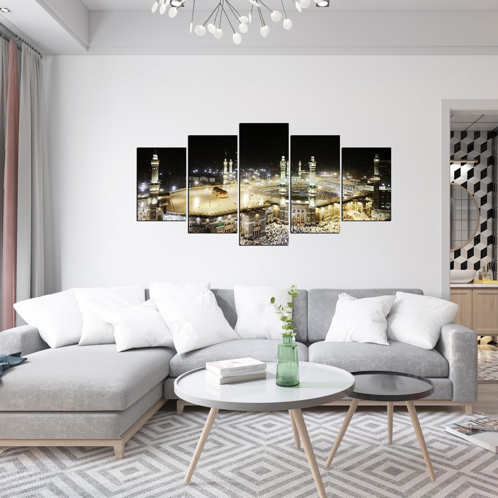 Wall Poster Hiasan dinding Kolase Mekah