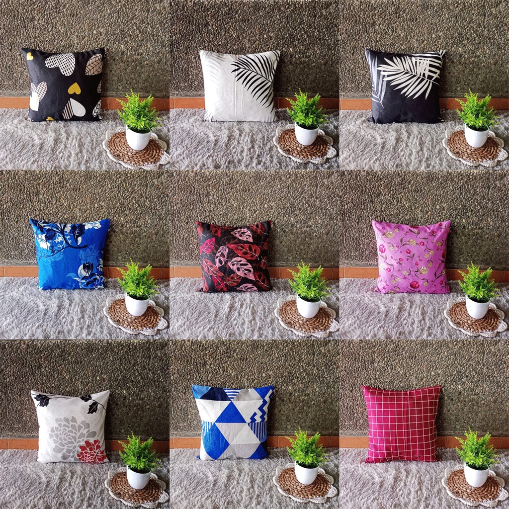 [✅COD] Sarung Bantal Sofa Kursi 40x40 Cm