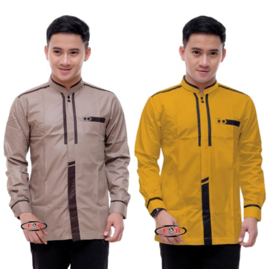 Baju Koko Azzahir Baju Seragam Hadroh Kekinian