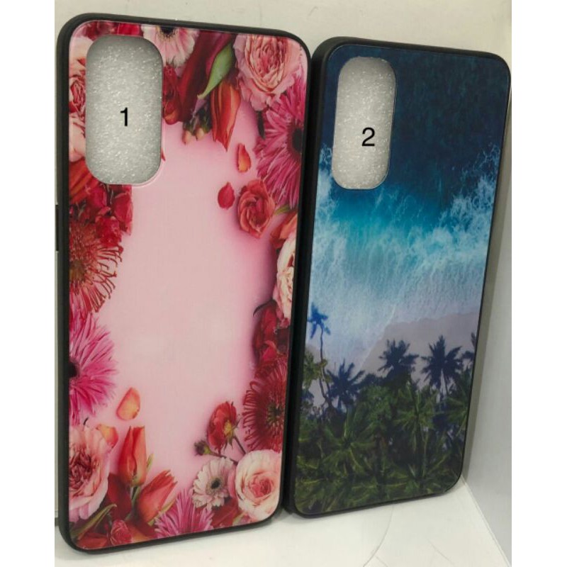 OPPO RENO 4 A92 A52 BACK CASE GLASS VIBES CASING SOFTCASE