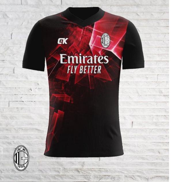 Paling Diminati.. baju bola ac milan printing premium