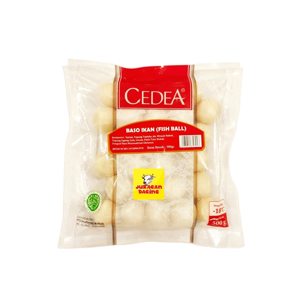 

Cedea Baso Ikan ( Fish Ball) 500 gr