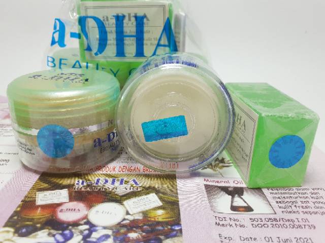 CREAM ADHA MDS HIJAU ORIGINAL 3IN1