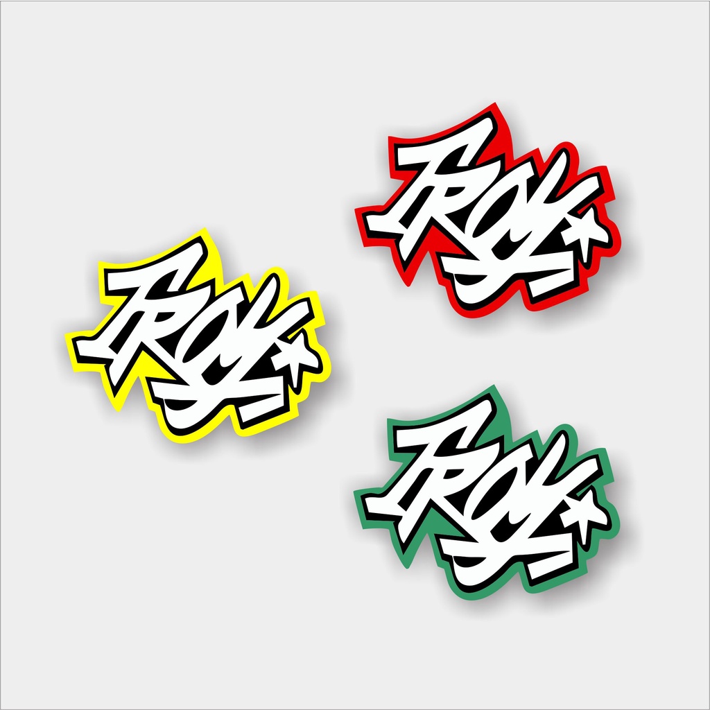 

Stiker brand stiker distro Troy bahan graftac anti air