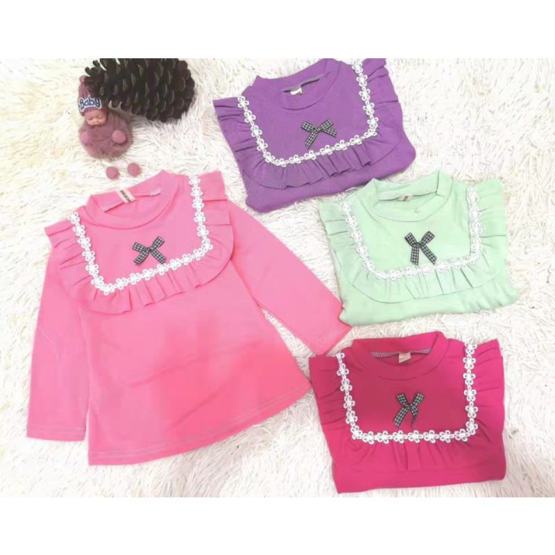 Atasan Import Anak /Baju Import Anak /Baju Anak Perempuan Lengan Panjang