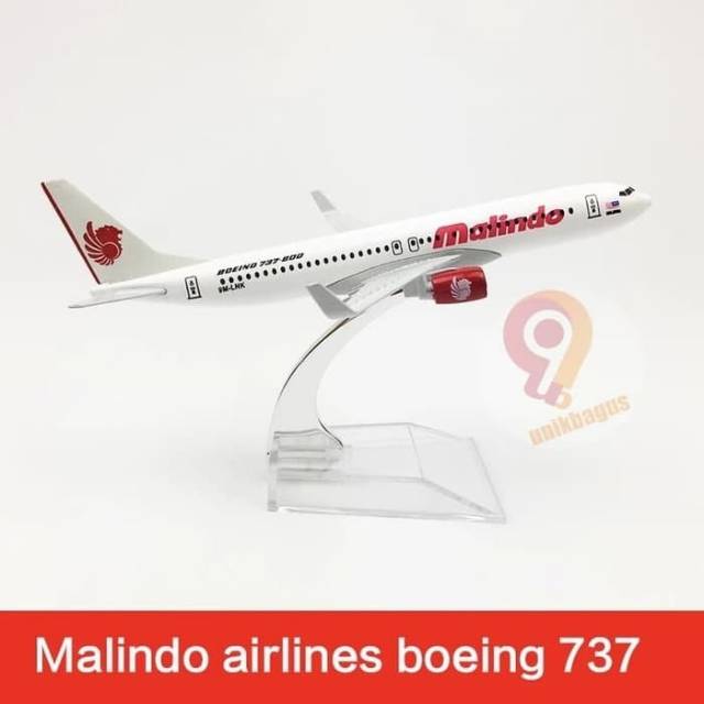 Miniatur Pesawat Terbang Malindo