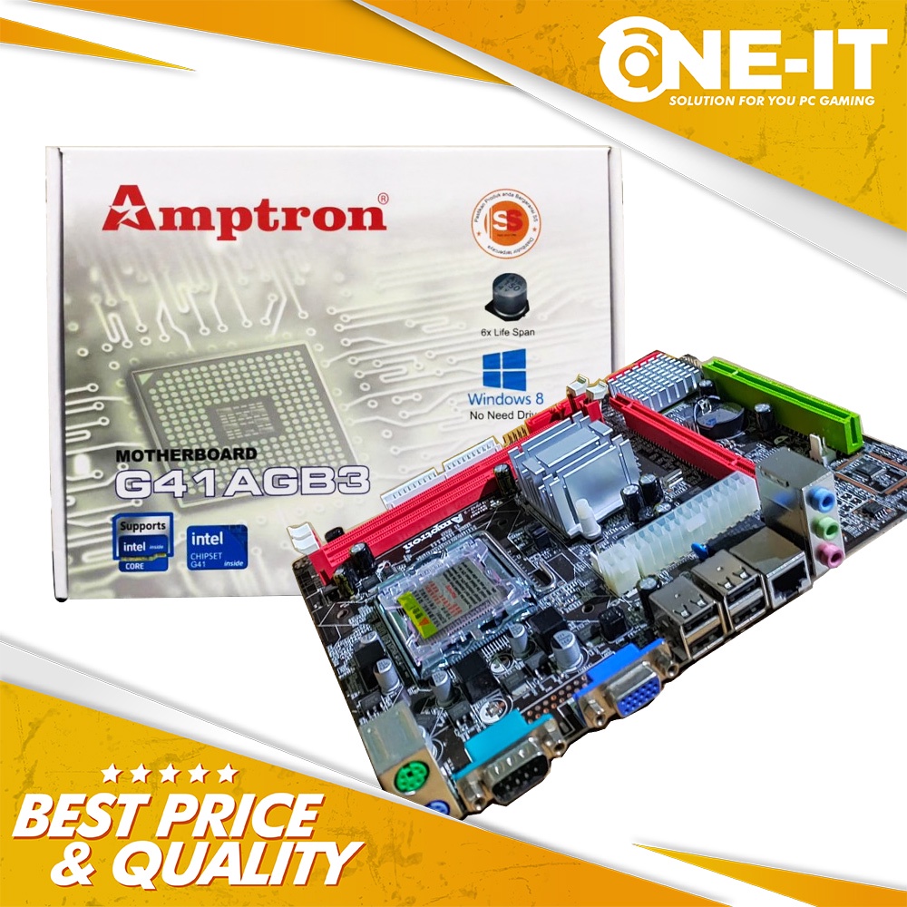Motherboard Amptron G41 INTEL DDR3 LGA 775 G41AGB3