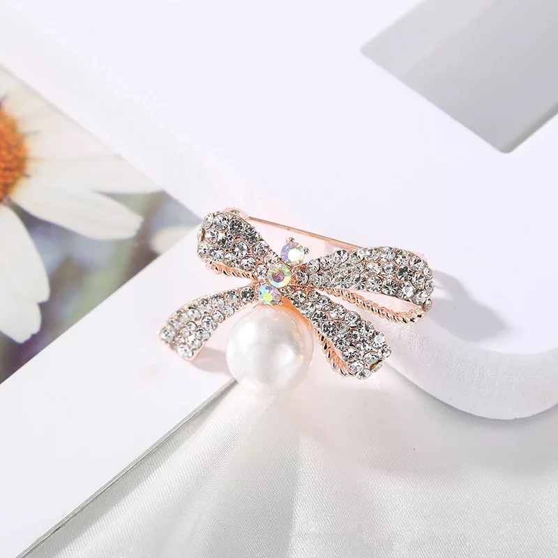 Ins Kepribadian Shiny Bros Berlian Imitasi Rusa Merak Bros Mutiara Unisex Bros Aksesoris indah-40#